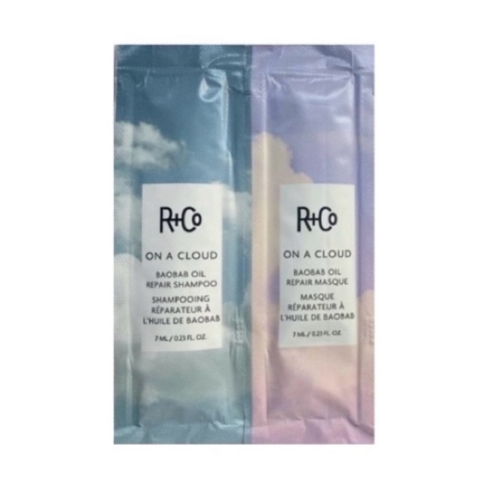 R+CO ☁️ On a Cloud Shampoo & Mask Set Samples